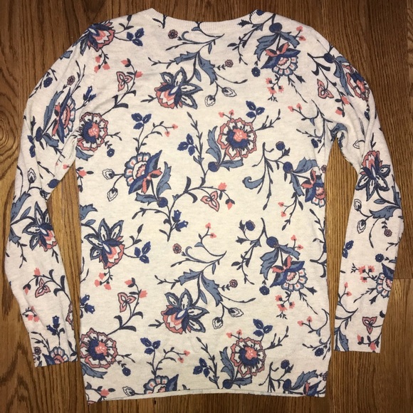 OLD NAVY | Floral Sweater Women’s Size Small - Picture 4 of 5